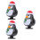 3 Kerst Klokwerkspeelgoed Pinguïn Feestcadeau 1