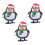 3 Kerst Klokwerkspeelgoed Pinguïn Feestcadeau 7