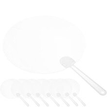 8 Sztuk Puste Wachlarze DIY Z PVC Do Malowania Dla Dzieci