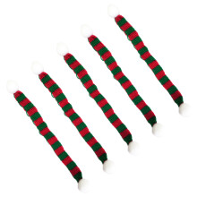 5 1x15 Cm Kerst Mini Sjaal DIY Gebreide Popkleding Accessoire