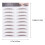 9Sheets Temporary Eyebrow Tattoos Imitatie Haartjes Stickers 2