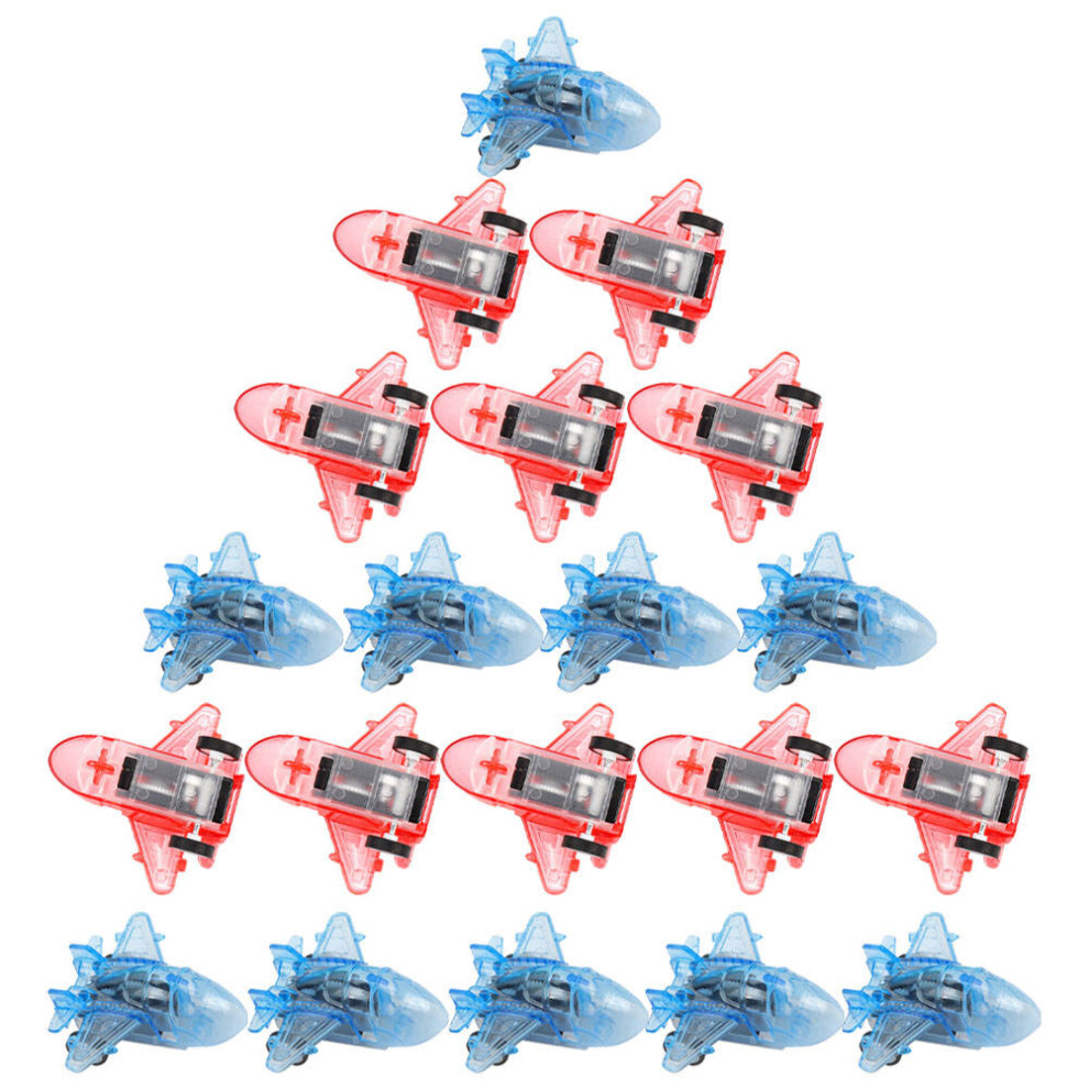 24 Sztuki Samoloty Z NapęDem Na Odrzut Przezroczyste Zabawki-image