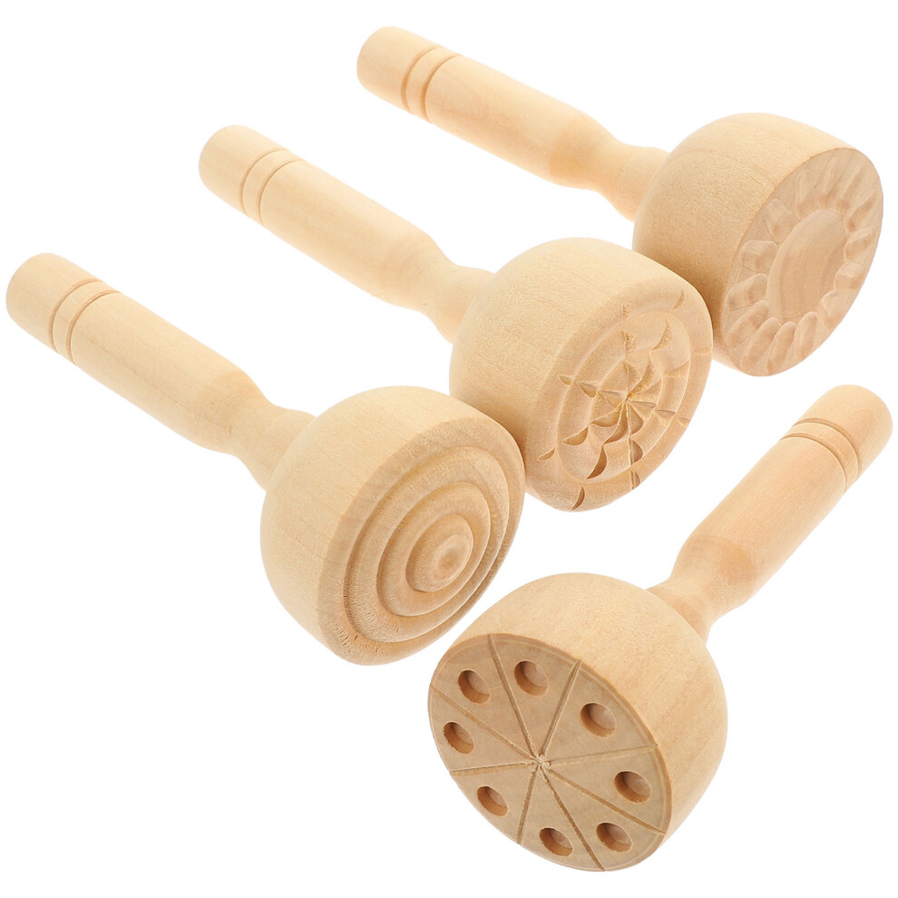 4 Sztuki Formy Drewniane NarzęDzia Do Tworzenia Dzieci-image