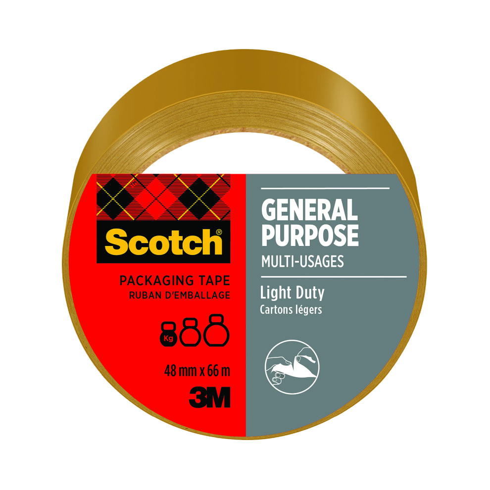 Scotch General Purpose Tape 48Mm X 66M Brown