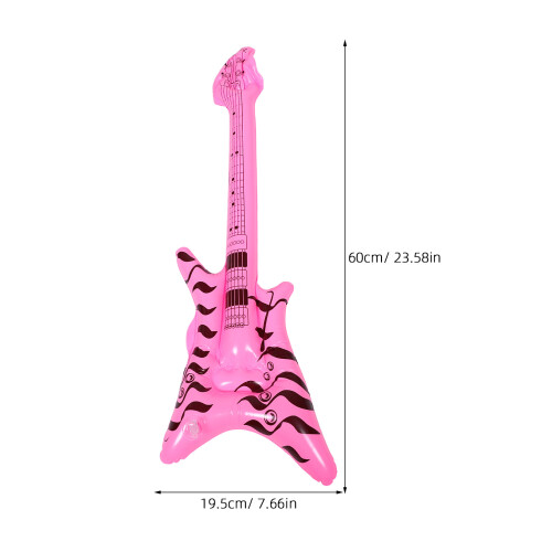 Guitarra Inflável Brinquedo Do Rock Para Festas E Presentes 1