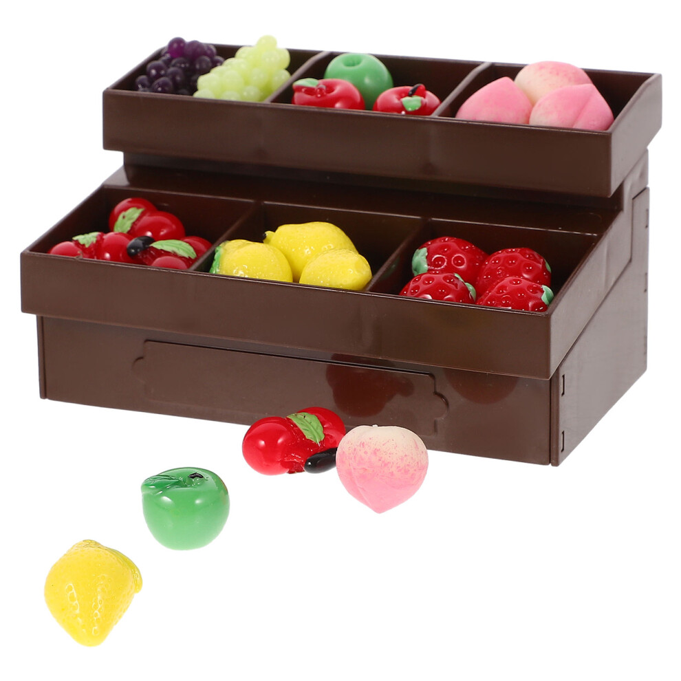 Doll House Miniaturka Stragan Z Owocami Pojemnik Na Owoce-image