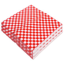 300 Sztuk Papier Do Pakowania Żywności Wzór Kratka