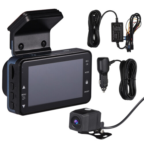 Dash Cam 4K Frente E Traseira 2,5K Com Wifi Gps