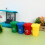 4Pcs Classificação Lixo Lixeira Brinquedo Didático 11