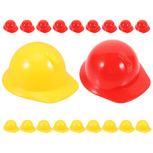 20 Sztuk Miniaturowych Kasków Budowlanych Dla Dzieci, Plastikowe