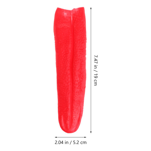 2 Pcs Línguas Plástico Para Cosplay, Palco E 2