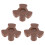 4Pcs Acoplador Da Micro- Giratório Rodízio 1