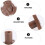 4Pcs Acoplador Da Micro- Giratório Rodízio 6