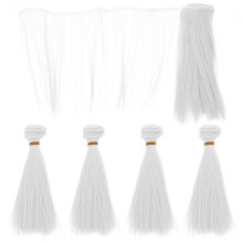 5 Unidades Perucas De Cabelo Para Bonecas Artesanato