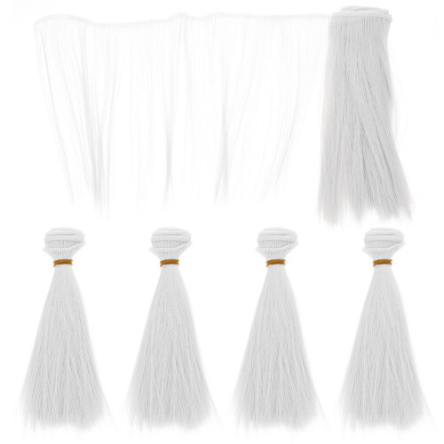 5 Unidades Perucas De Cabelo Para Bonecas Artesanato