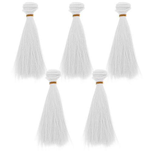 5 Unidades Perucas De Cabelo Para Bonecas Artesanato 1