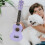21 Polegadas Ukulele Maciça Modelo Musical Educativo ( ) 6