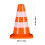 7 Miniaturas De Cones De Tráfego Plástico Para Crianças 2
