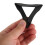 30 Unidades Suporte Para Triangular Preto Para Exibição 8