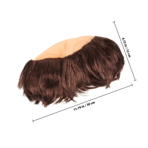 Wig De Monge Capa Perucas Acessório Halloween Cosplay 1