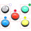 2Pcs Game Answer Buzzer Eletrônico Sem Bateria Verde E Azul 3