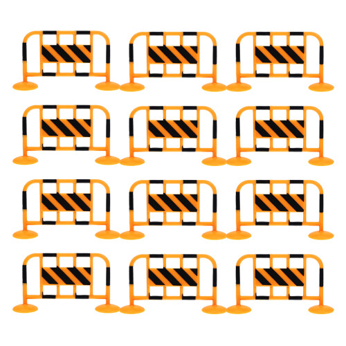 12 Unidades Mini Blocos De Tráfego Barreiras De