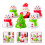 6 Unidades Xmas Pull Back Crianças Natal Secretária 5