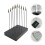 Conjunto Base Para Pintura De Modelismo Com Suporte E Clipes 5
