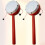 2Pcs Dupla Face Com E Chocalho 8