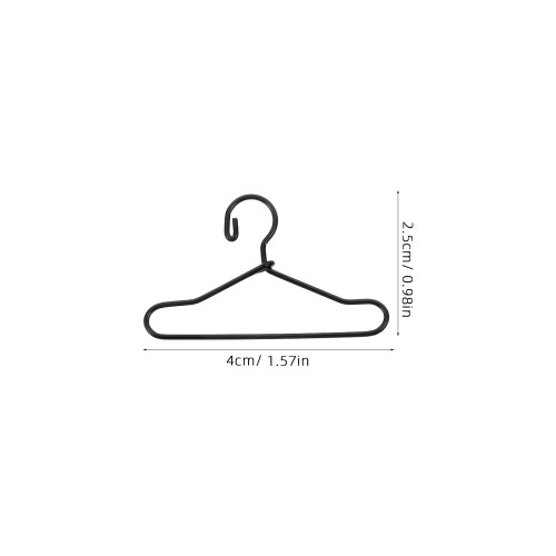 55 Peças Miniaturas Cabides Para Roupas De 1