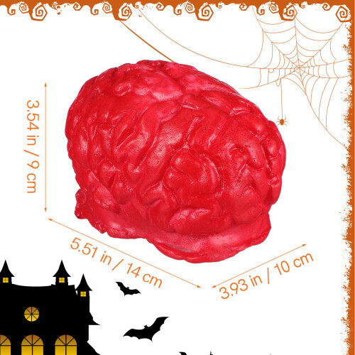 Acessório De Halloween Cérebro Falso Para 1