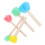 5 Pcs Conjunto Pincéis Espuma Para Infantil E Artesanato 11