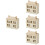 4Stk Mini Landschaft Villa Holzvilla Deko Modell 8