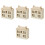 4Stk Mini Landschaft Villa Holzvilla Deko Modell 5
