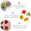 1 Conjunto De 18 Buracos Forma Animal (Rosa) 9