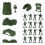 100Pcs Soldado Plástico Kit Militar Para Guerra 4