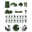 100Pcs Soldado Plástico Kit Militar Para Guerra 3