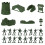 100Pcs Soldado Plástico Kit Militar Para Guerra 6