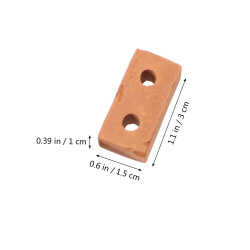 50 Unidades Mini Cerâmica Acessórios Para 1