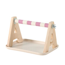 Bird Perch Training Stand With NonSlip Base Texture-A word S