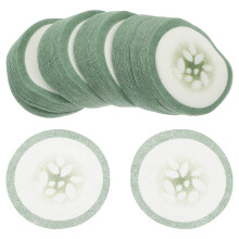 100 Unidades Discos Descartáveis Para Olhos Com De Pepino