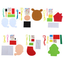 18 Teile Weihnachten Bastelbeutel Diy Geschenkbeutel Für Kinder