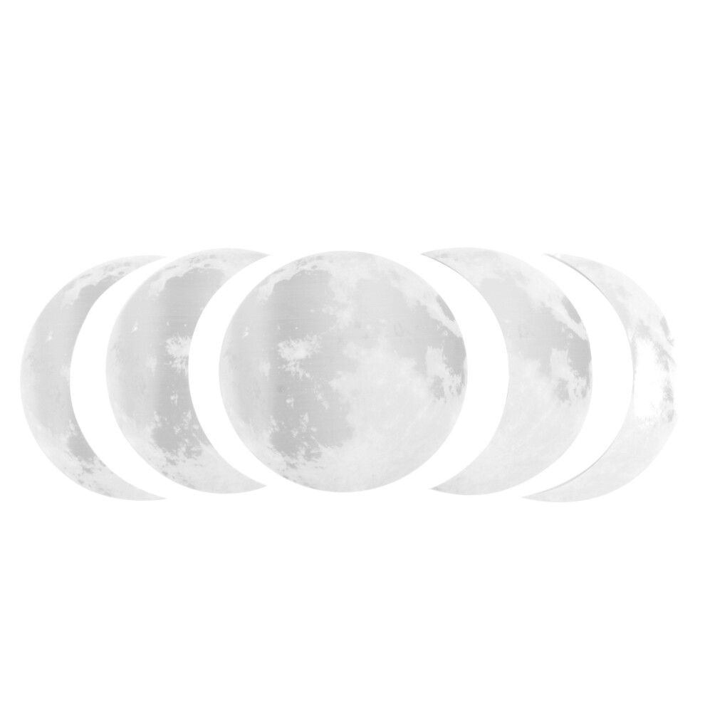 Celestial Night Sky, Luminous Moon Wall Stickers, Moon Phase Stickers for Ceiling with Glowing Magic