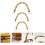 3Pcs Alças Decorativas Para Japonês 6