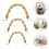 3Pcs Alças Decorativas Para Japonês 4