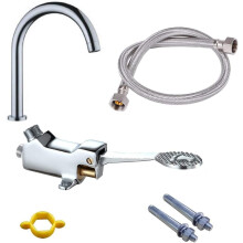 Copper Faucet Upgrade, Touchless Pedal Valve for Hassle-Free Hygiene