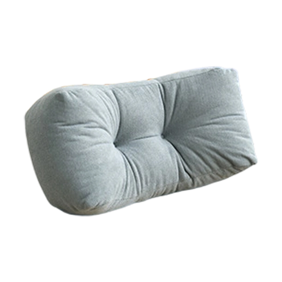 Soft Breathable Office Chair Cushion Lumbar Support Pillow- Blue