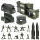 56 Teile Militär Kunststoff Soldat Figur Set Grün 9