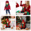 Conjunto Roupa De Natal Para Com Suéter, Lenço E Chapéu 6