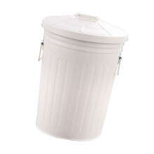 Rustproof Outdoor Waste Container 8L Capacity Iron Materials-A